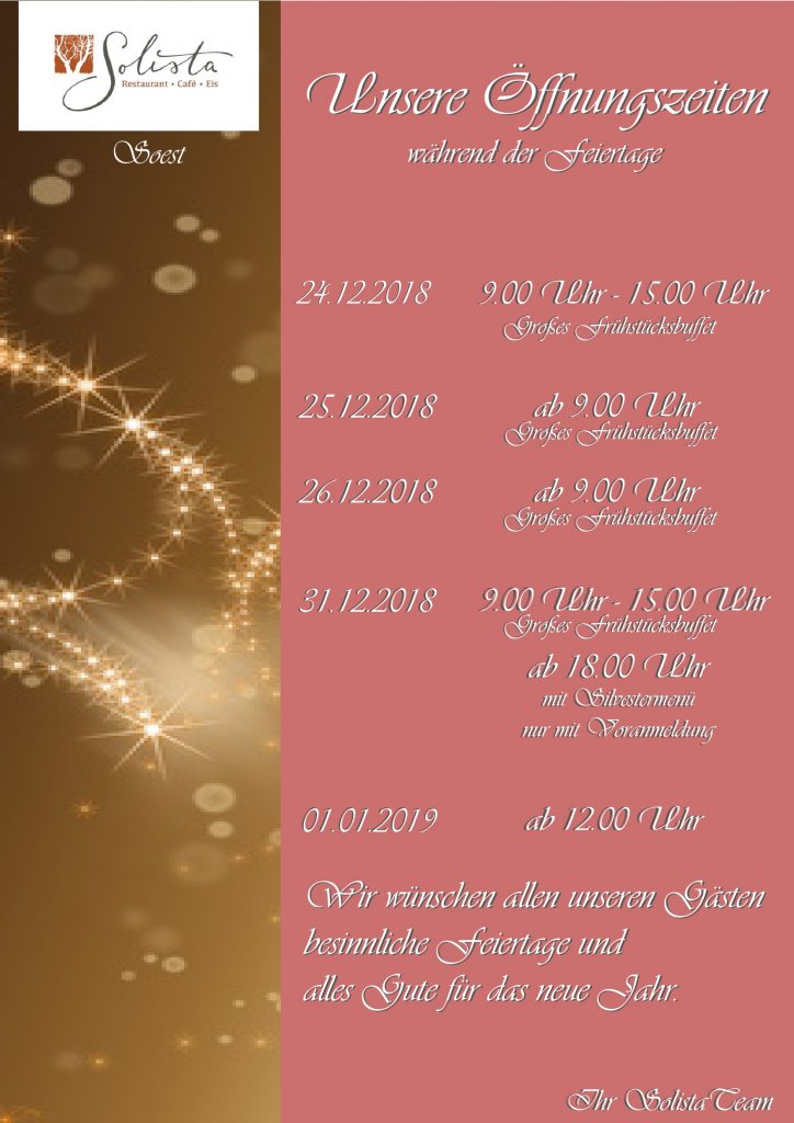 Home Solista Restaurant Cafe Eis